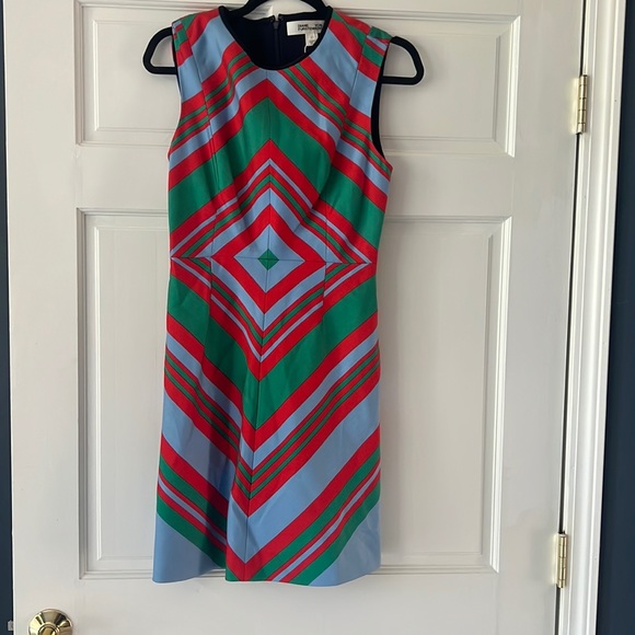 Diane Von Furstenberg Striped Mini Dress - Picture 2 of 5